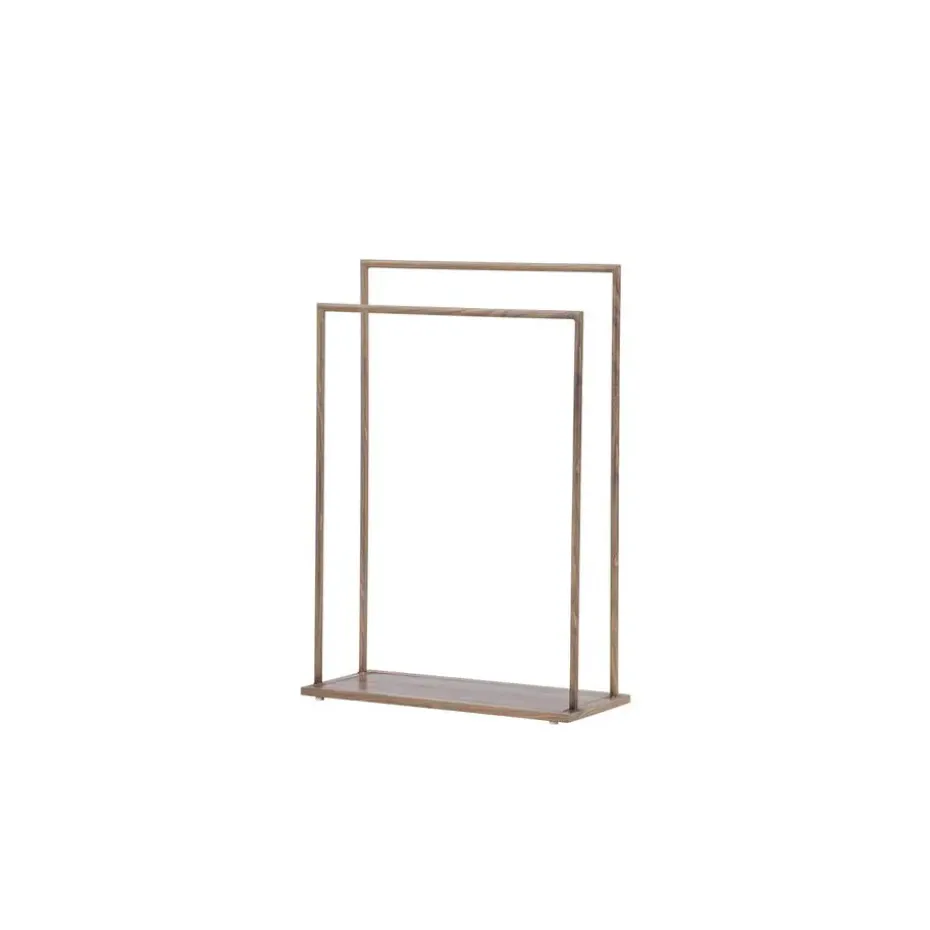 Kledingrek Bruin Metaal - 70x30x100cm - Alva