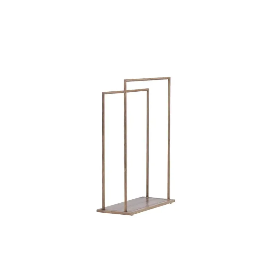 Kledingrek Bruin Metaal - 70x30x100cm - Alva