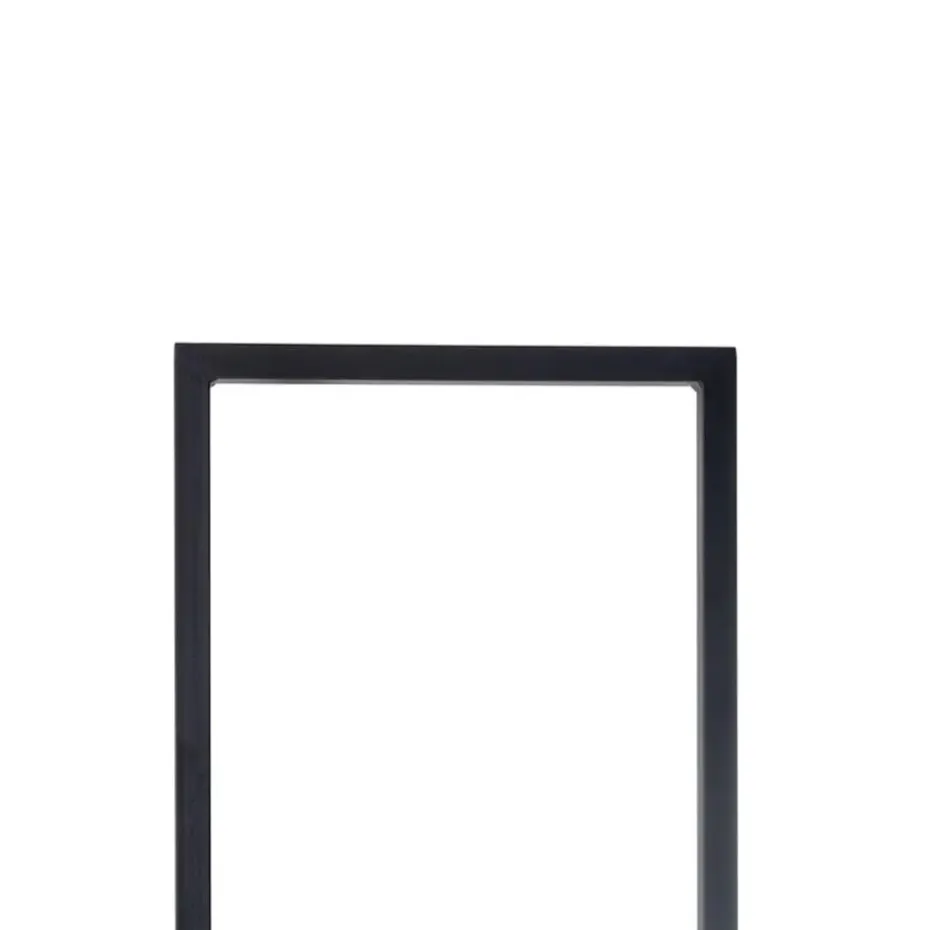 Kledingrek Zwart - Metaal - 40x30x190cm - Stella