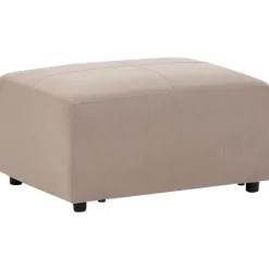 KOHLO - Ottomaan - Taupe - Polyester