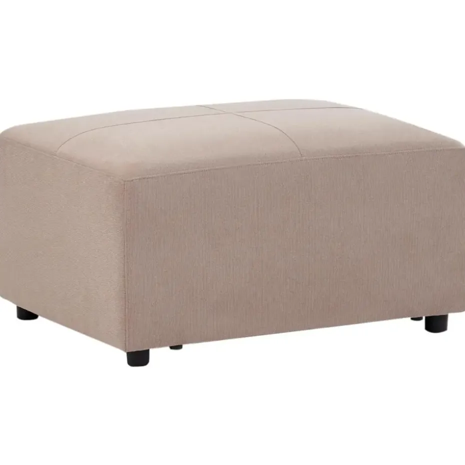 KOHLO - Ottomaan - Taupe - Polyester