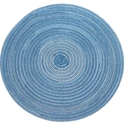 Krumble Placemat rond - Blauw