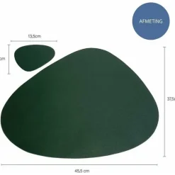 Krumble Placemat set design - 6 stuks - Groen