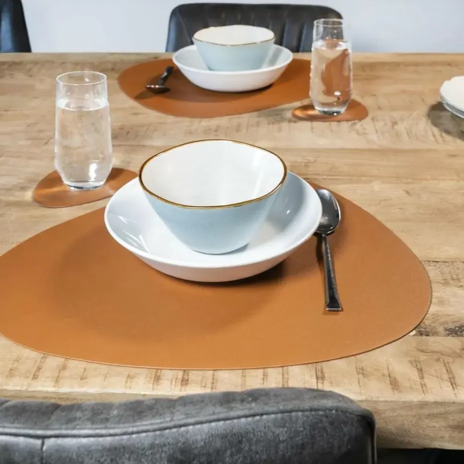 Krumble Placemat set design - 2 stuks - Bruin
