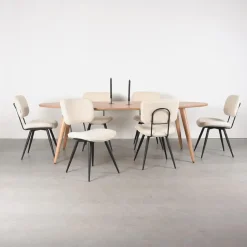 LABEL51 Eetkamertafel Ines - Naturel - Eiken - 210 cm
