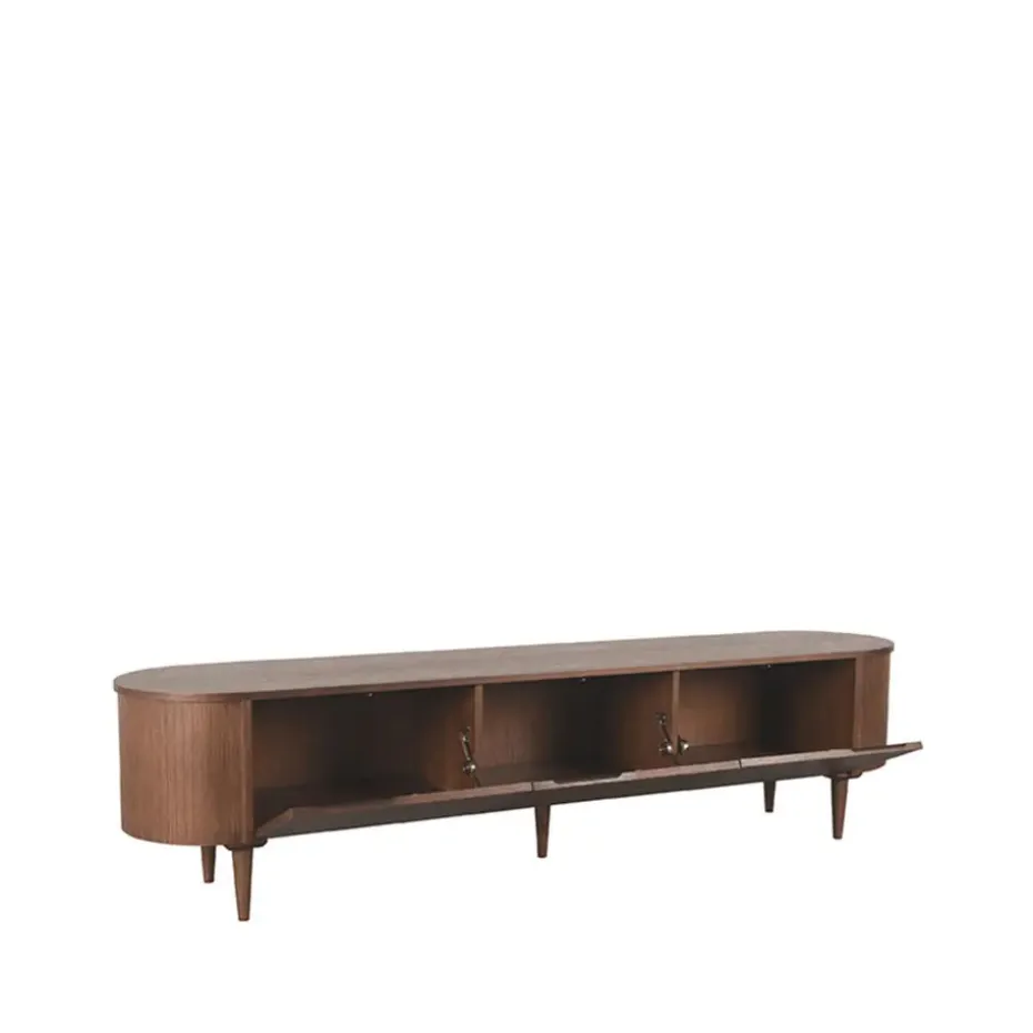 Label51 Tv Meubel Niko Walnoot Eikenhout 220x47x55cm