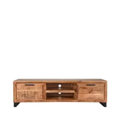 LABEL51 Tv-meubel Glasgow - Rough - Mangohout - 160 cm