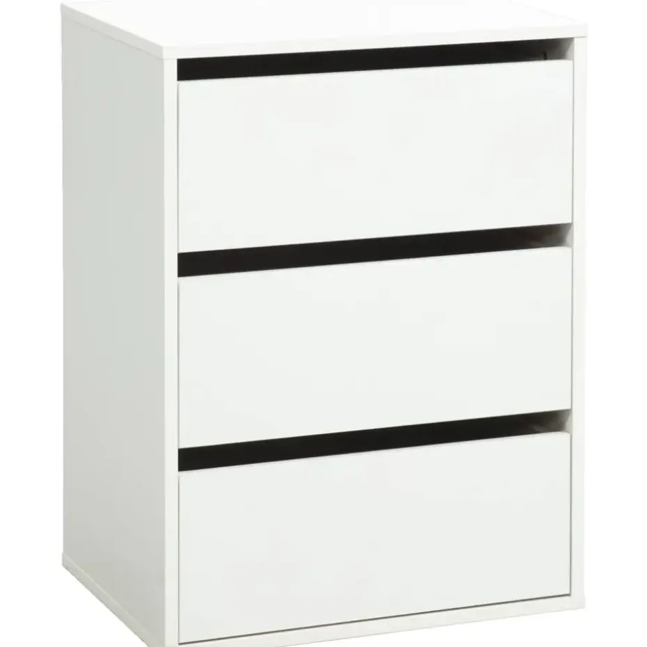 Ladeblok Bergamo - wit - 70,2x51x39,9 cm