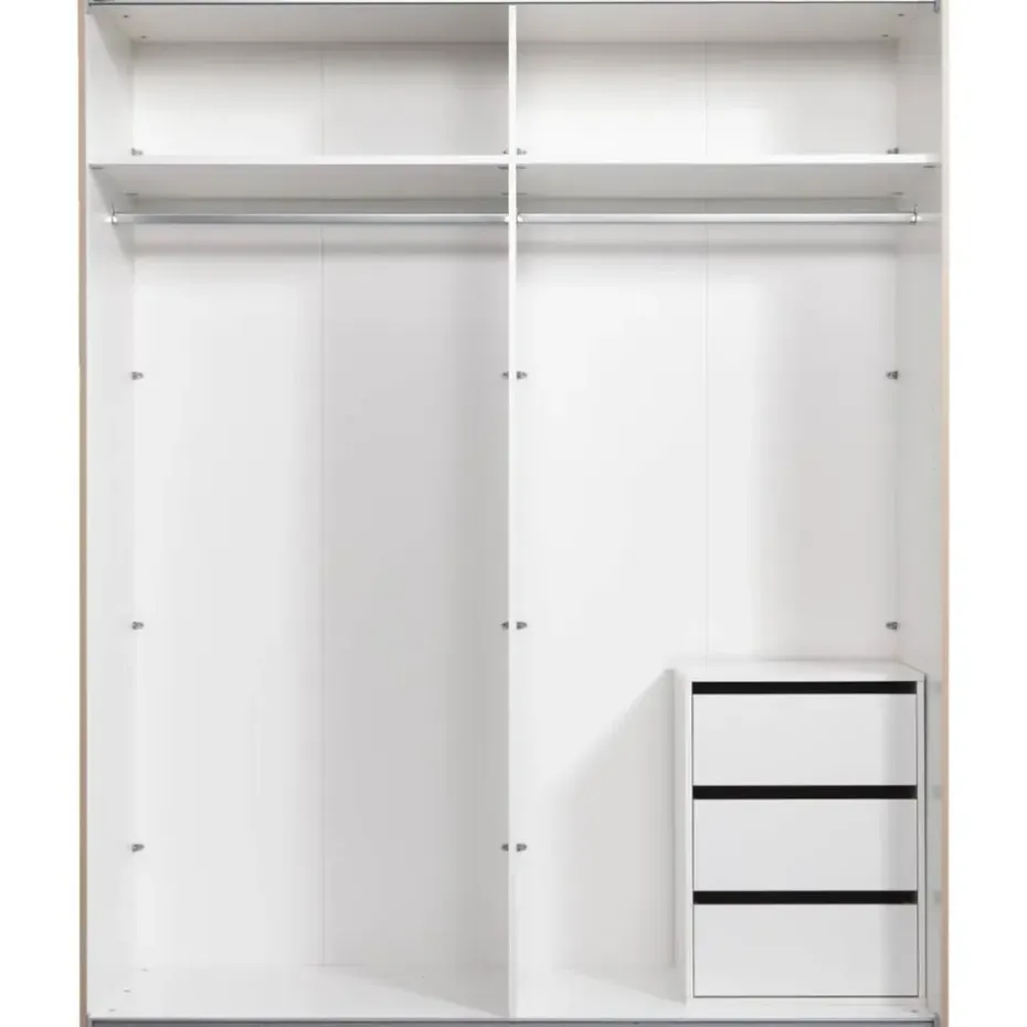 Ladeblok Bergamo - wit - 70,2x51x39,9 cm
