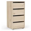 Ladekast Blokty - 40x40x76cm - 4 lades - eikdecor