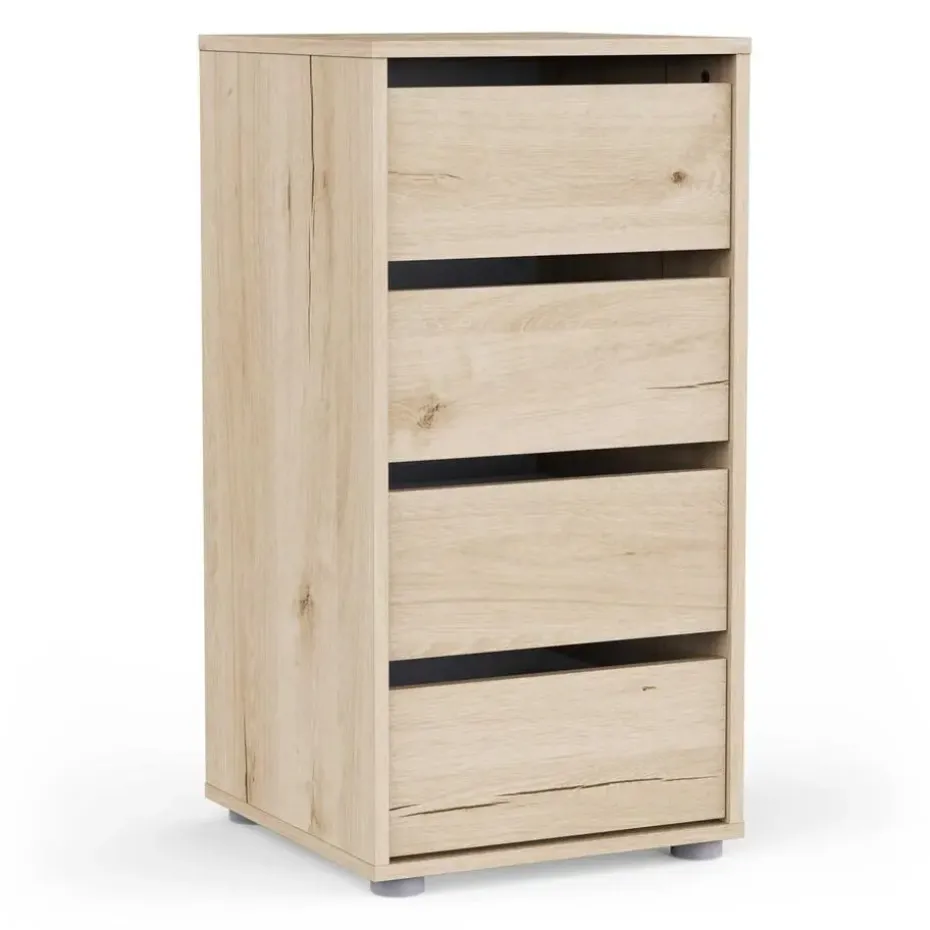 Ladekast Blokty - 40x40x76cm - 4 lades - eikdecor