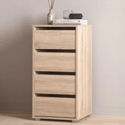 Ladekast Blokty - 40x40x76cm - 4 lades - eikdecor