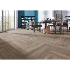 Laminaat Herringbone - visgraat donker eiken