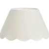 Lampenkamp Florine - off-white katoen - 22xØ40 cm