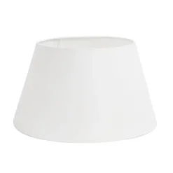 Lampenkap drum POLYCOTTON - 45-35-25cm - wit