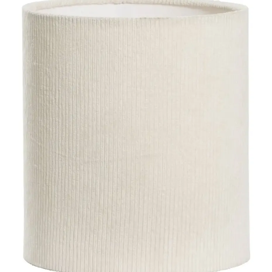 Lampenkap Liv - off-white polyester - 20xØ18 cm