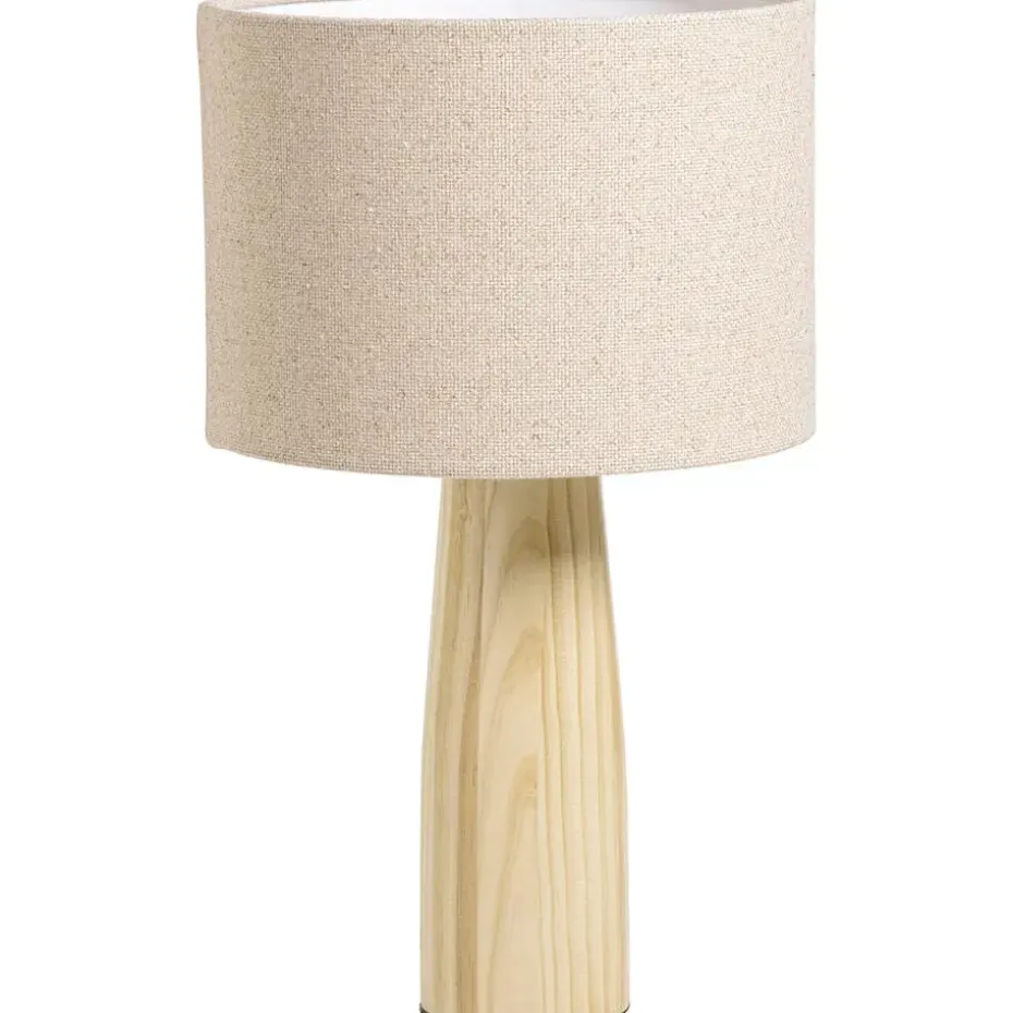 Lampenkap Luna cilinder naturel - 18xØ25 cm