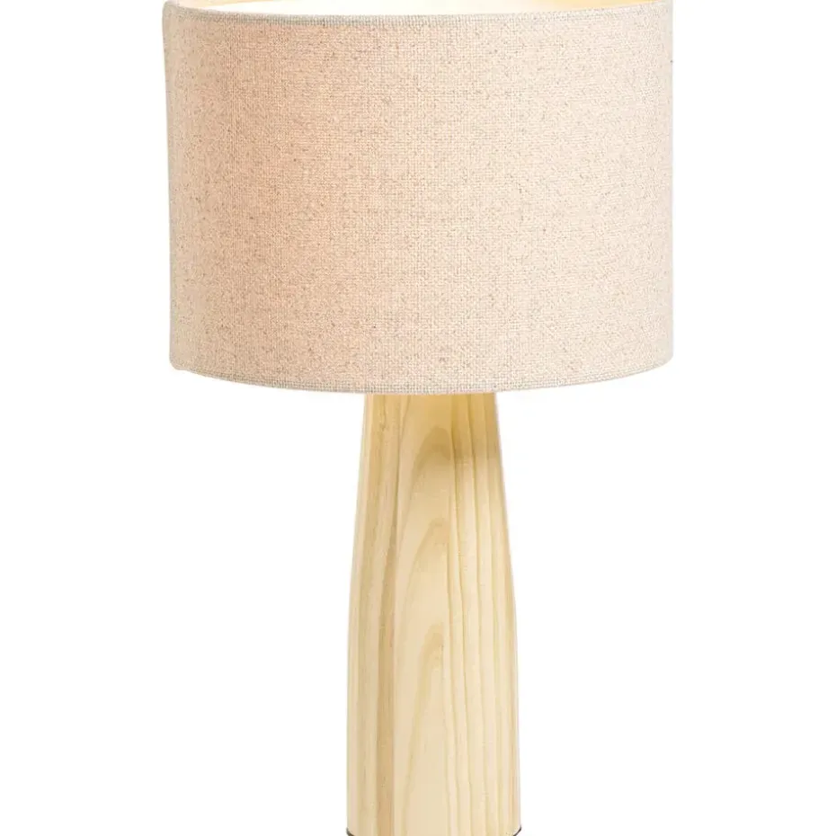 Lampenkap Luna cilinder naturel - 18xØ25 cm