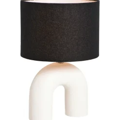Lampenkap Luna cilinder zwart - 21xØ30 cm