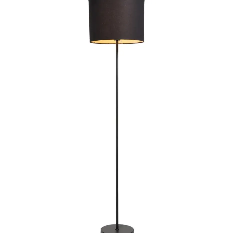 Lampvoet Kaapstad - zwart metaal - 149xØ25 cm