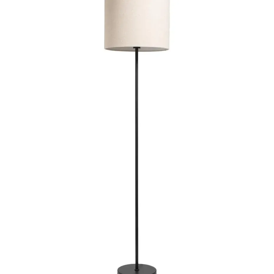 Lampvoet Kaapstad - zwart metaal - 149xØ25 cm
