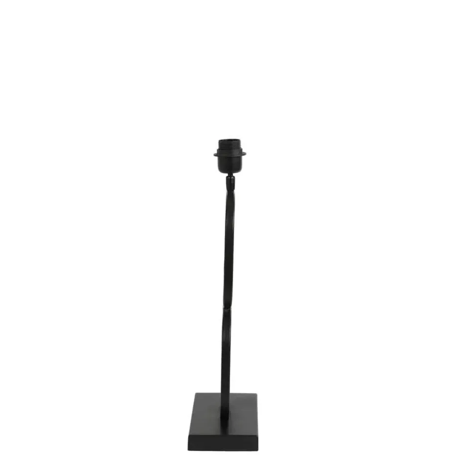 Lampvoet Lutika - Zwart - 23x11,5x46cm