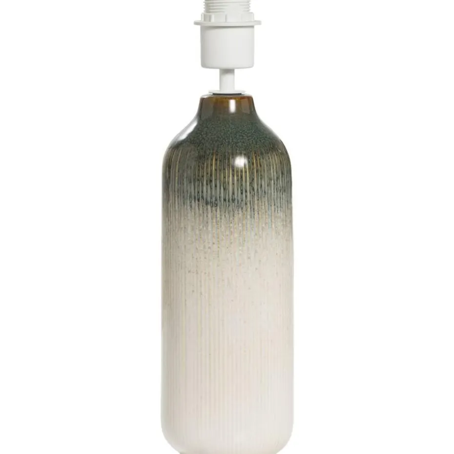 Lampvoet Mae - off-white keramiek - 39xØ11 cm