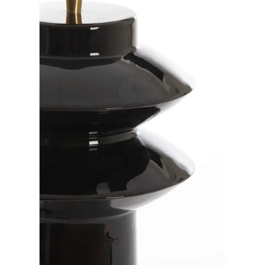 Lampvoet Petch - Zwart - Ø22cm