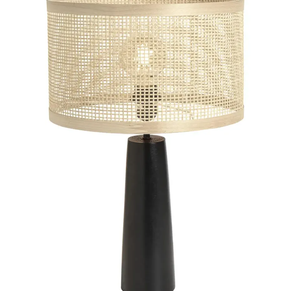 Lampvoet Rowen - zwart - 35x Ø18,5 cm