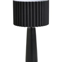 Lampvoet Rowen - zwart - 35x Ø18,5 cm