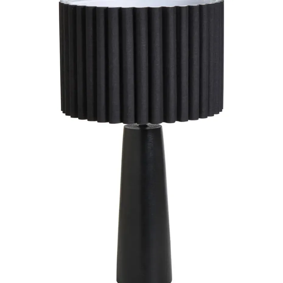 Lampvoet Rowen - zwart - 35x Ø18,5 cm