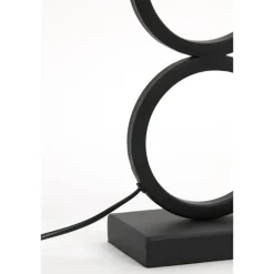 Lampvoet Stelios - Zwart - 15x10x36cm