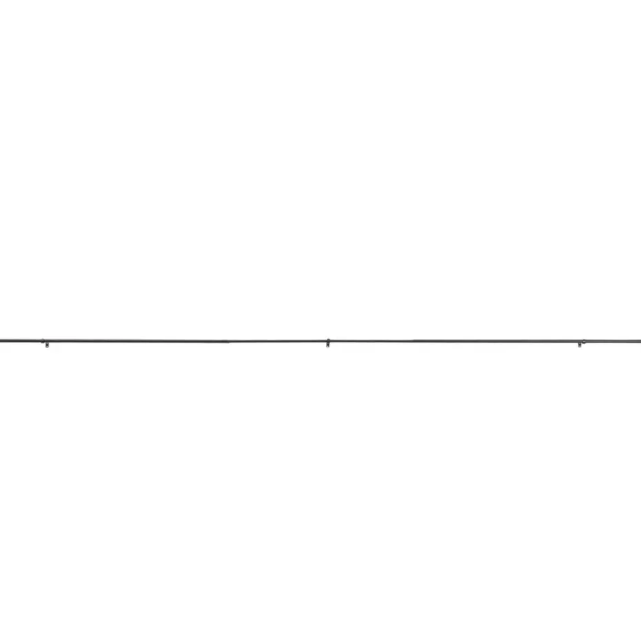 Lange gordijnroede - uitschuifbare gordijn rail - stang van 250-360 cm - zwart