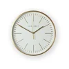 Laura Ashley Glenn Klok - Streep - 30,5x30,5cm - Goud