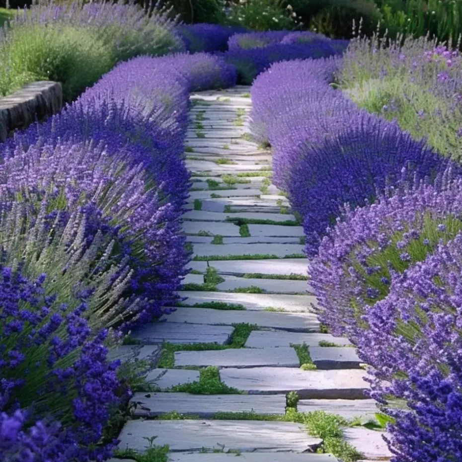 Lavendel - Set van 12 - Lavandula angustifolia - Hoogte 10-15cm - ⌀10,5cm