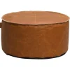 Lebel poef Jens - cognac - 60x30 cm