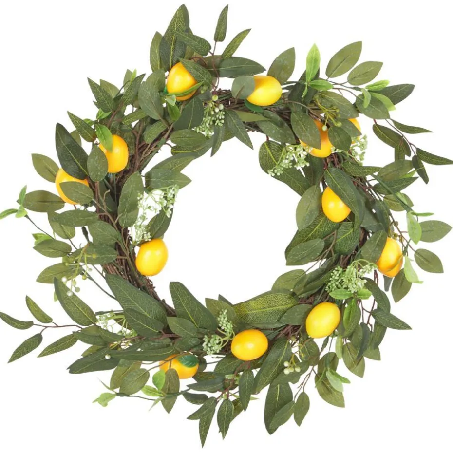 LENRUN - Krans - Groen - 50 cm - Polyester