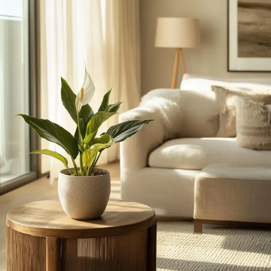 Lepelplant - Set van 2 - Spathiphyllum 'Torelli' - Hoogte 30-45cm - ⌀12cm