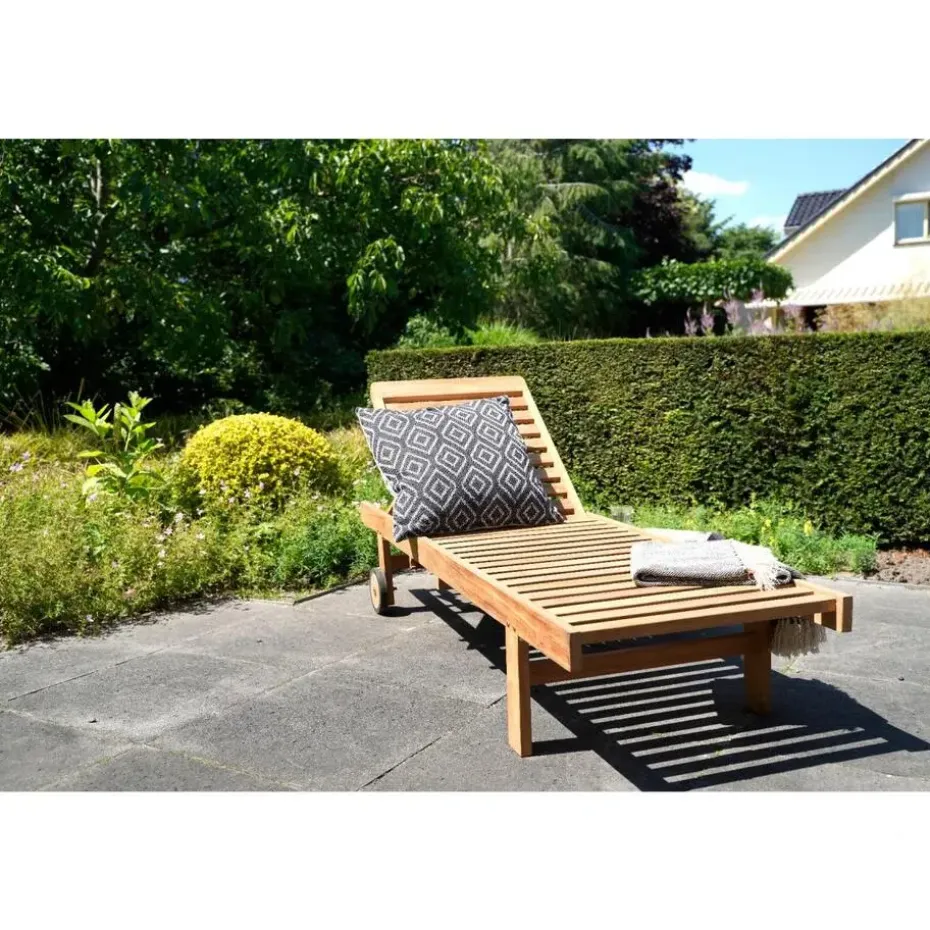 Les - Ligbed teak - naturel
