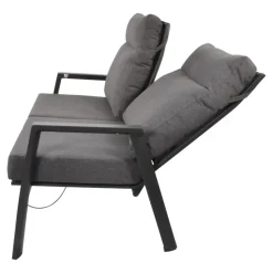 Les - Loungebank Ohio 2-pers - grijs