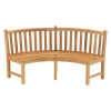 Les - Ronde bank teak 200x53x92cm