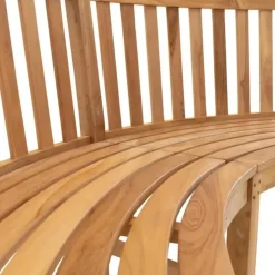 Les - Ronde bank teak 200x53x92cm
