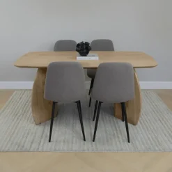 Lewis & Loft Eettafel Lon - Deens ovaal - FSC® - 160x80 cm - Naturel