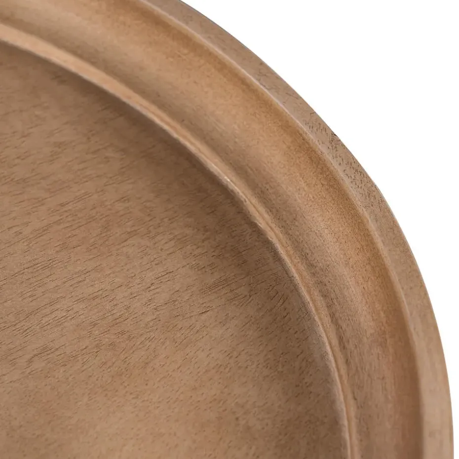 Lewis & Loft Salontafel Luus - FSC® mangohout - Rond ⌀80 cm - Bruin