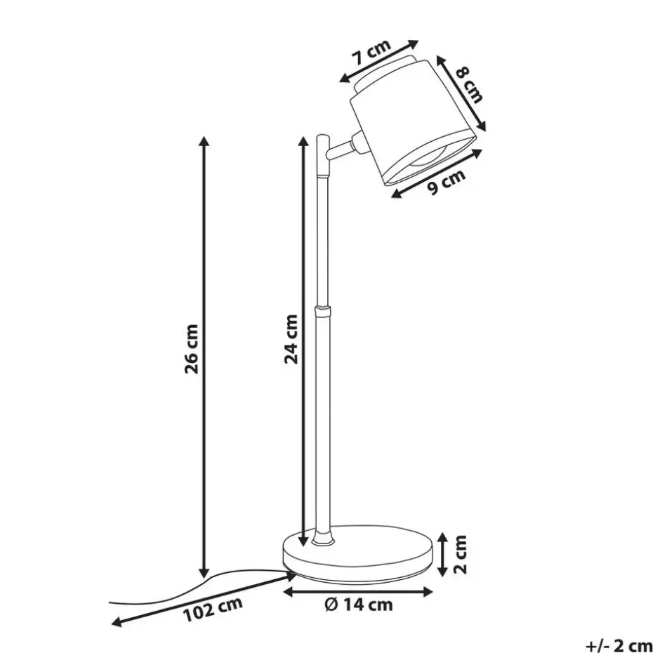 LIBRA - Bureaulamp LED - Wit - Synthetisch materiaal