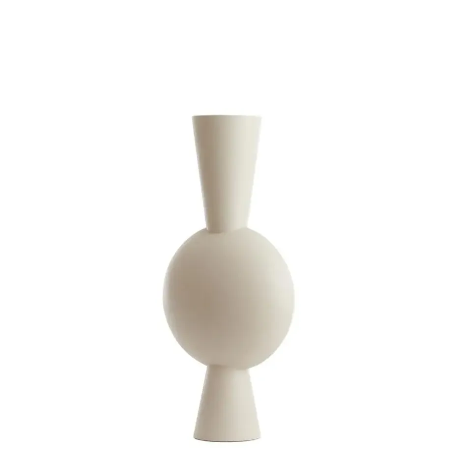Light & Living - Kavandu vaas deco 37,5x22x81 cm - crème