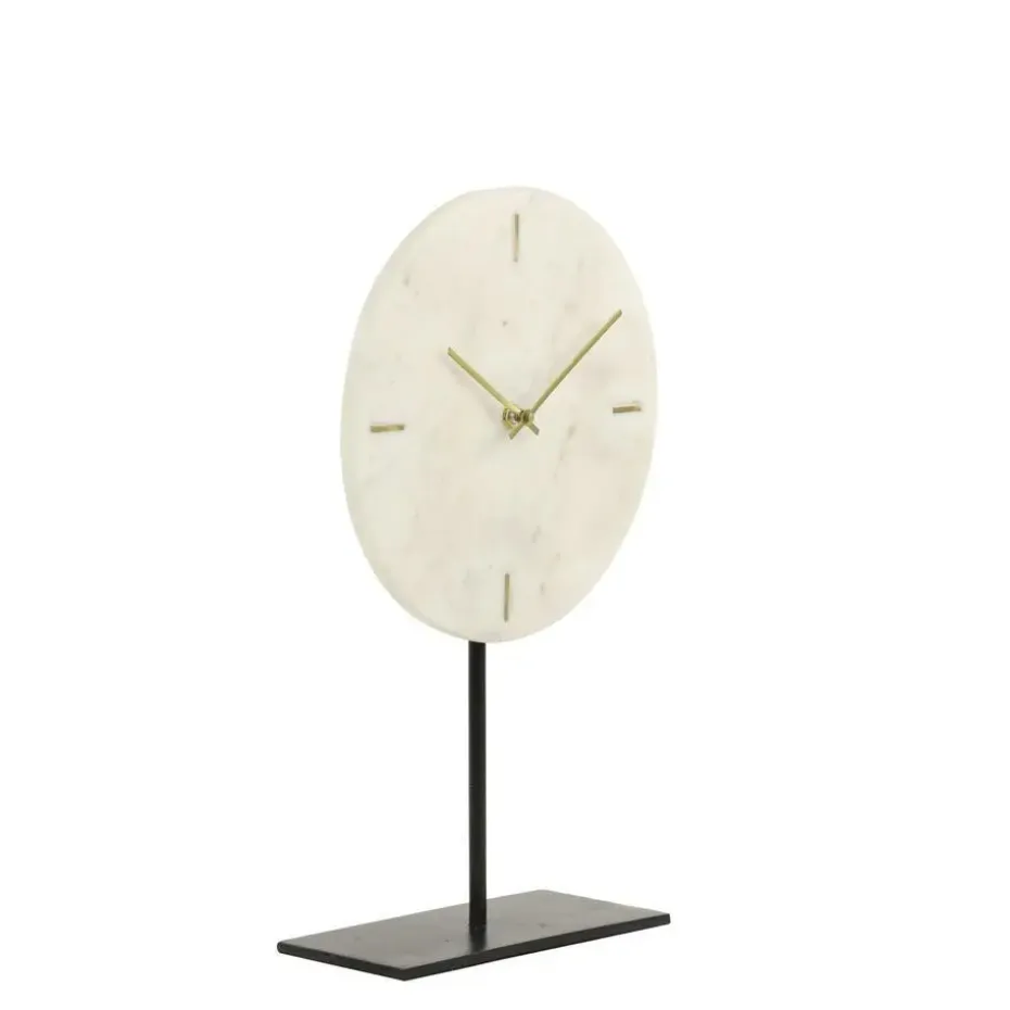 Light & Living - Klok MORENO - 25.5x10x42.5cm - Wit
