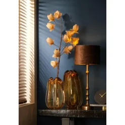 Light & Living - Lampenkap GEMSTONE - Ø25x18cm - Bruin