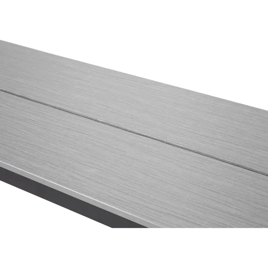 Lisomme Abel tuinbank grijs - 180 x 43 cm