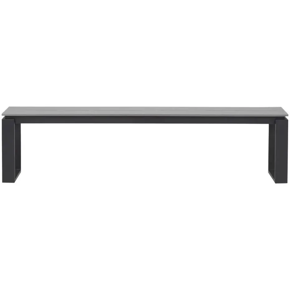 Lisomme Abel tuinbank grijs - 180 x 43 cm
